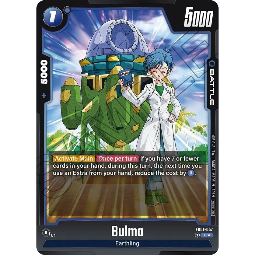Image for Bulma (Tournament Pack 01) (FB01-057) (DBSFW_TPR) - Dragon Ball Super: Fusion World