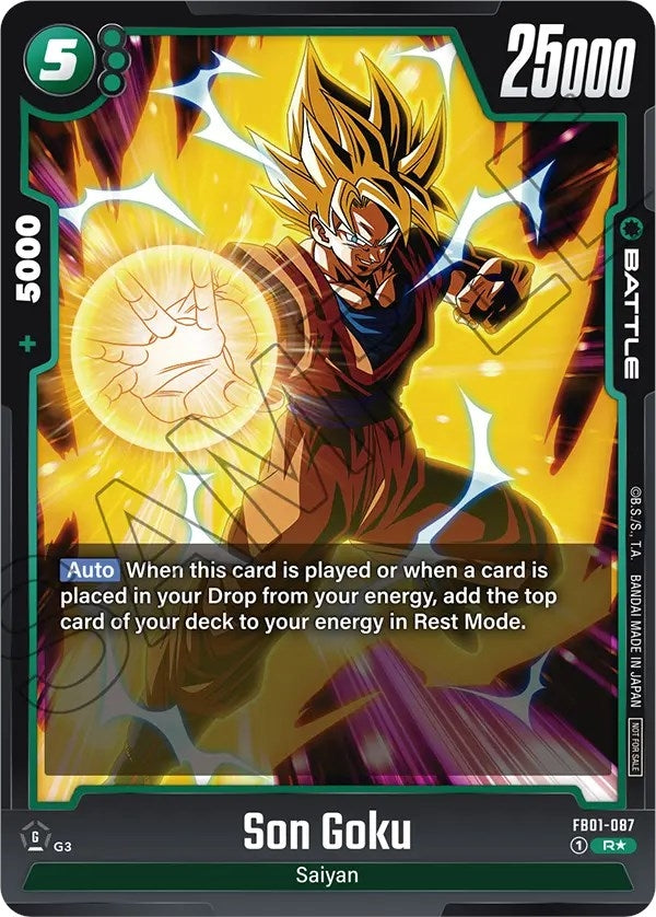 Image for Son Goku - FB01-087 (Tournament Pack 01) (FB01-087) (DBSFW_TPR) - Dragon Ball Super: Fusion World