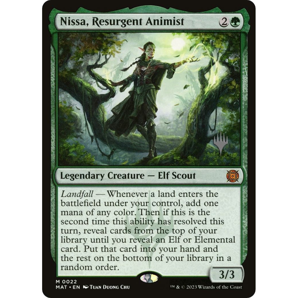 Image for Nissa, Resurgent Animist (22) (PPMKM) - Magic: The Gathering