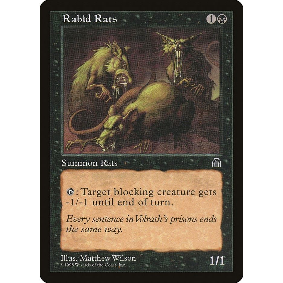 Image for Rabid Rats (STH) - Magic: The Gathering