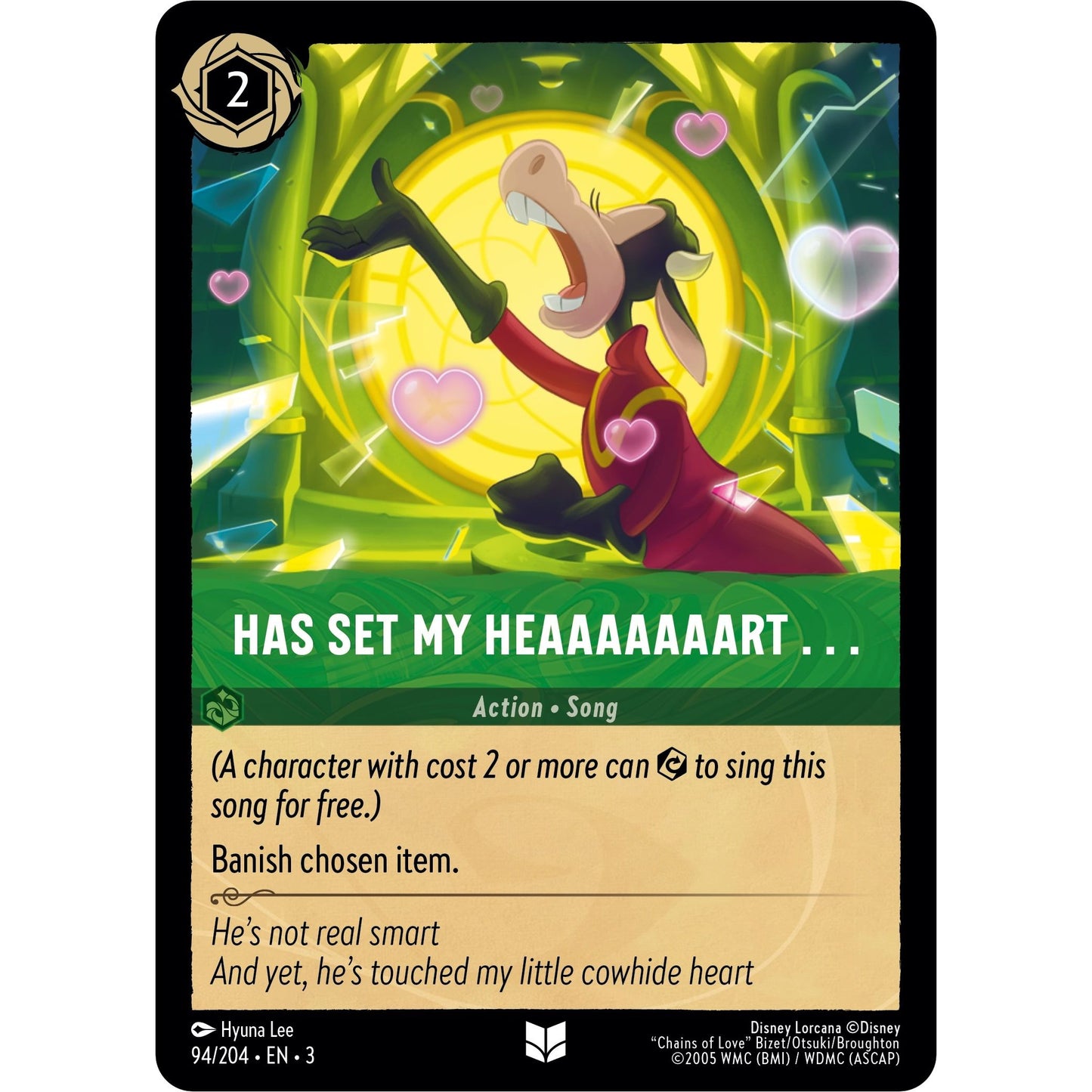 Image for Has Set My Heaaaaaaart . . . (94/204) (3) - Disney Lorcana