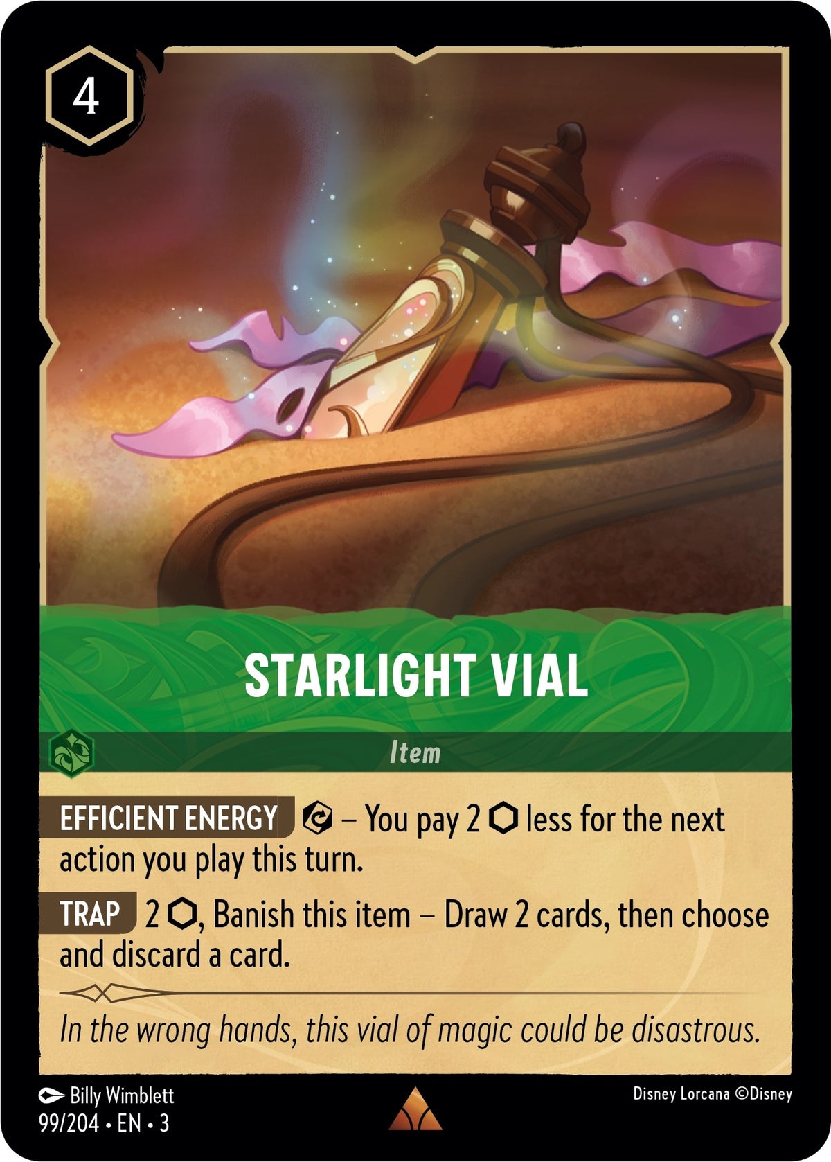 Image for Starlight Vial (99/204) (3) - Disney Lorcana
