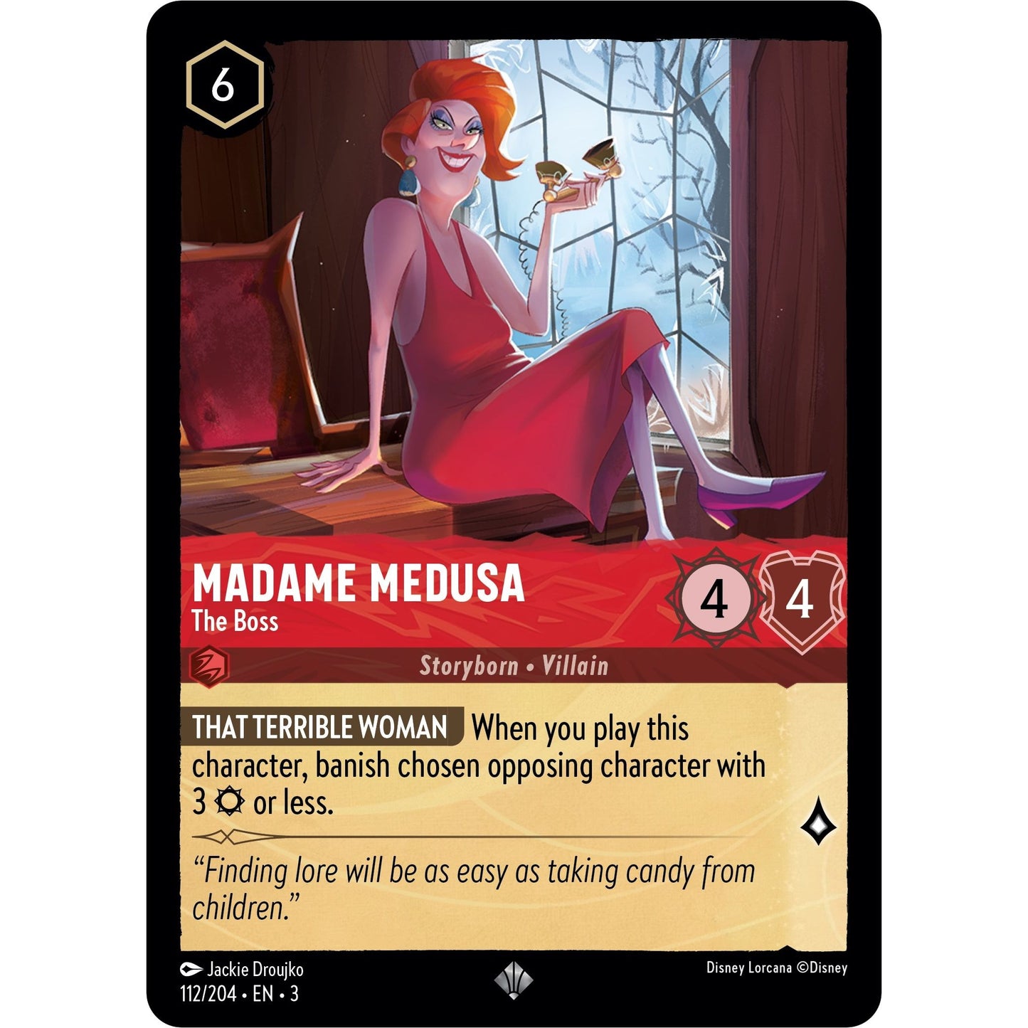 Image for Madame Medusa - The Boss (112/204) (3) - Disney Lorcana