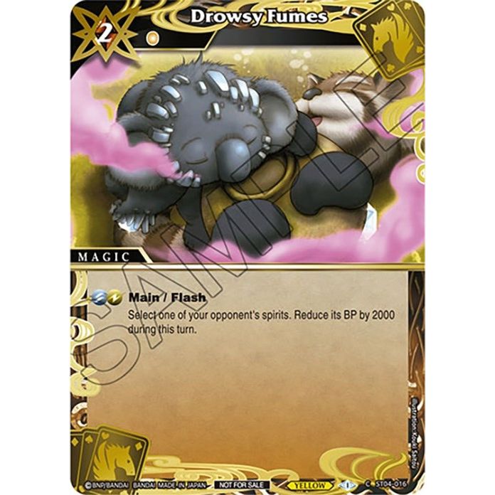 Image for Drowsy Fumes (Finalist Card Set Vol. 4) (ST04-016) (LEP) - Battle Spirits Saga