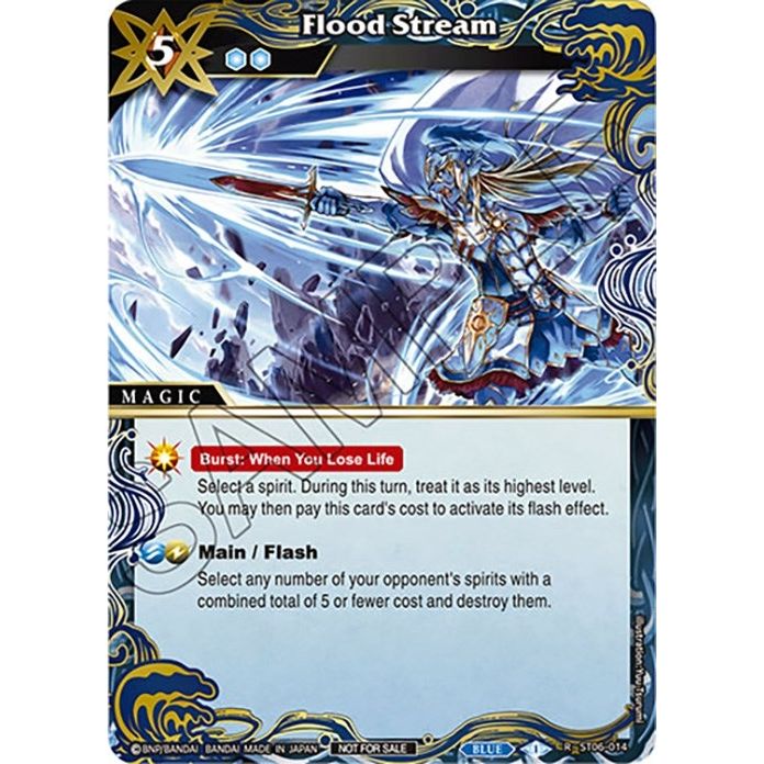 Image for Flood Stream (Finalist Card Set Vol. 4) (ST06-014) (LEP) - Battle Spirits Saga