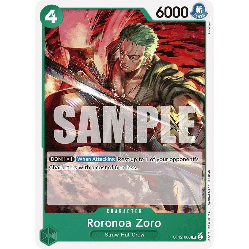 Image for Roronoa Zoro (ST12-008) (ST-12) - One Piece Card Game