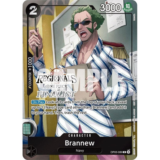 Image for Brannew (Offline Regional 2024) [Finalist] (OP03-089) (OP-PR) - One Piece Card Game