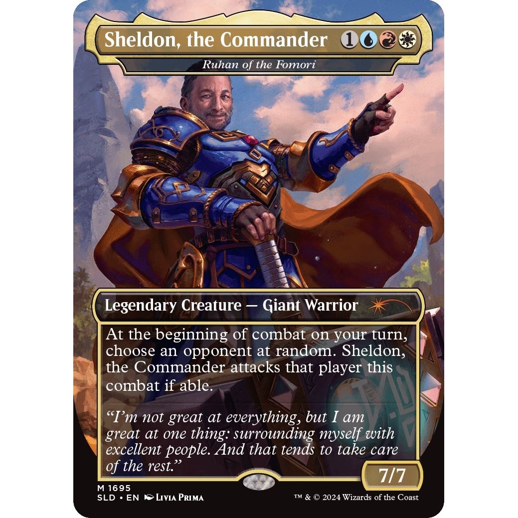 Image for Sheldon, the Commander - Ruhan of the Fomori (1695) (SLD) - Magic: The Gathering