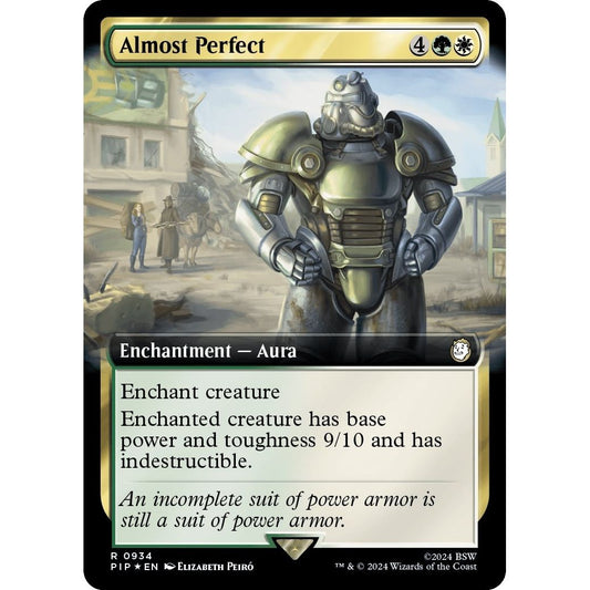 Image for Almost Perfect (Extended Art) (Surge Foil) (934) (PIP) - Magic: The Gathering