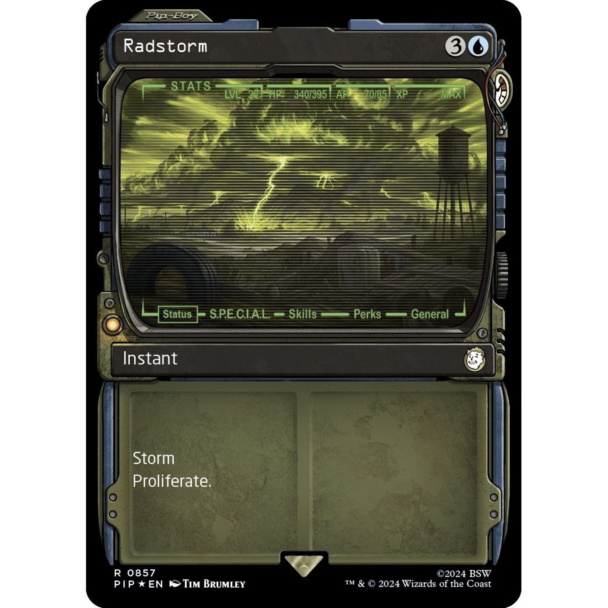 Image for Radstorm (Showcase) (Surge Foil) (857) (PIP) - Magic: The Gathering