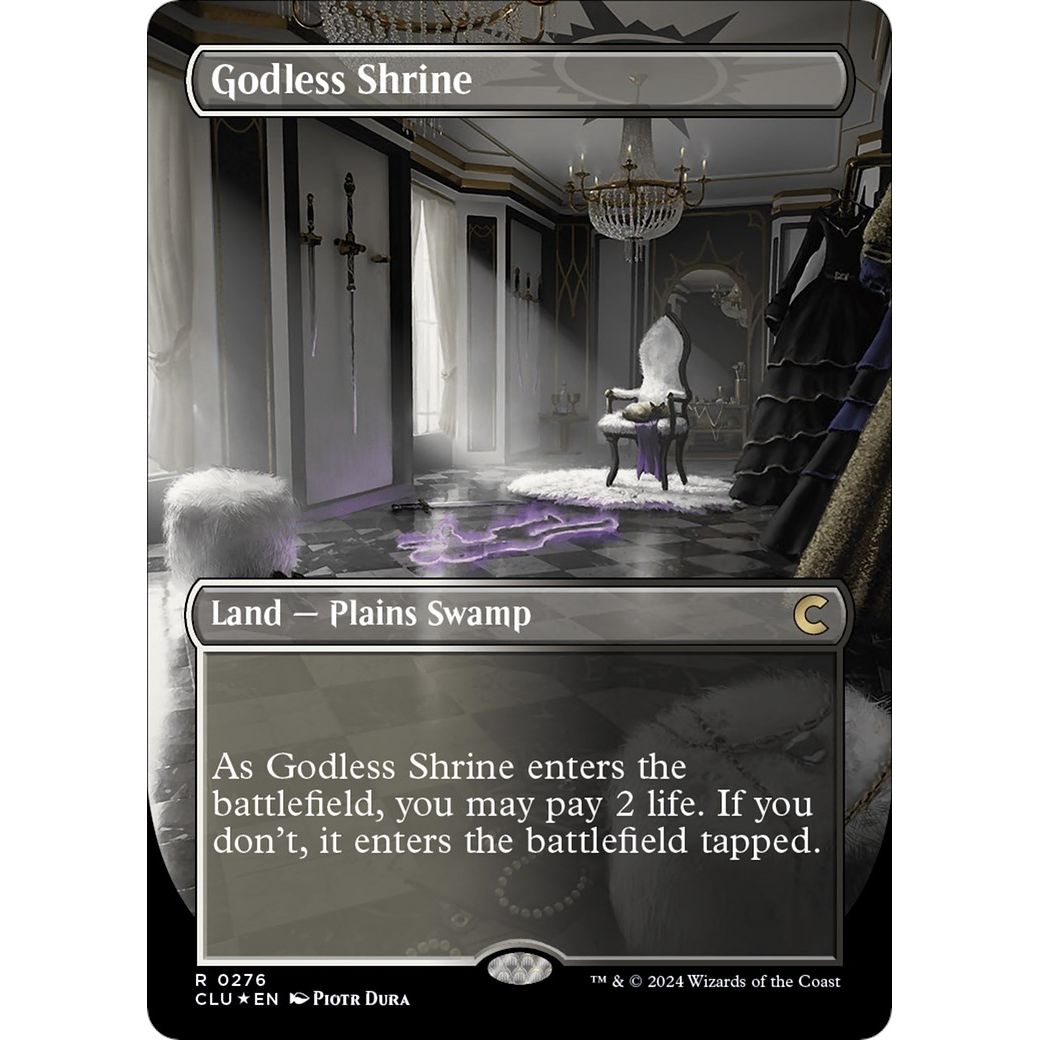 Image for Godless Shrine (Borderless) (276) (CLU) - Magic: The Gathering