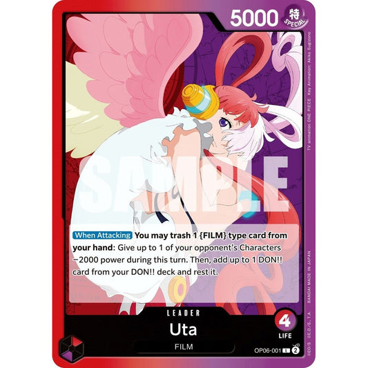 Image for Uta (OP06-001) (OP06) - One Piece Card Game