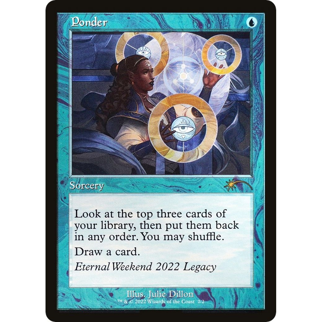 Image for Ponder (Eternal Weekend 2022 Promo) (2) (UMP) - Magic: The Gathering