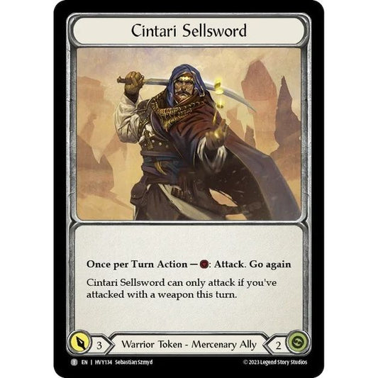 Image for Cintari Sellsword (HVY134) (HVY) - Flesh and Blood TCG