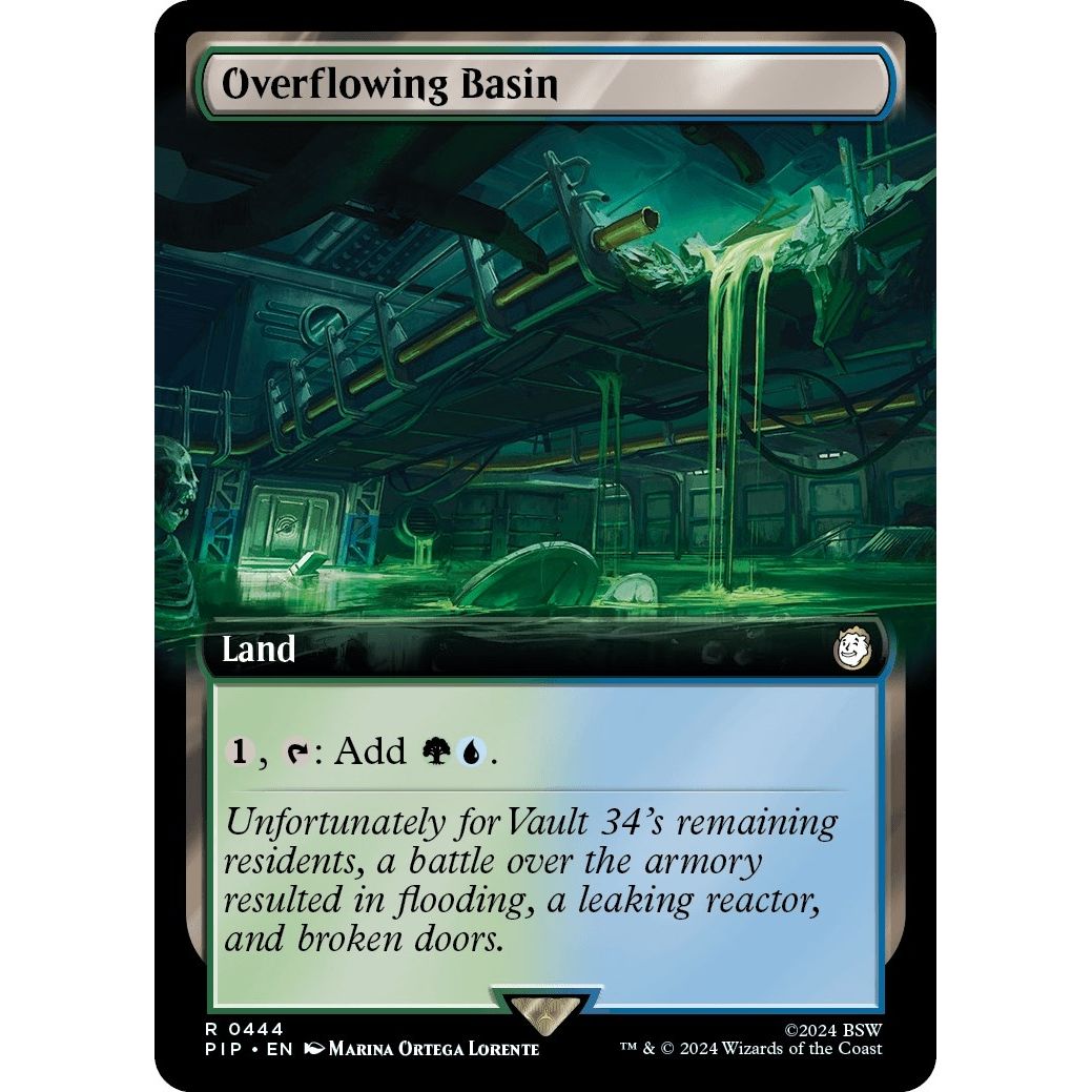 Image for Overflowing Basin (Extended Art) (444) (PIP) - Magic: The Gathering