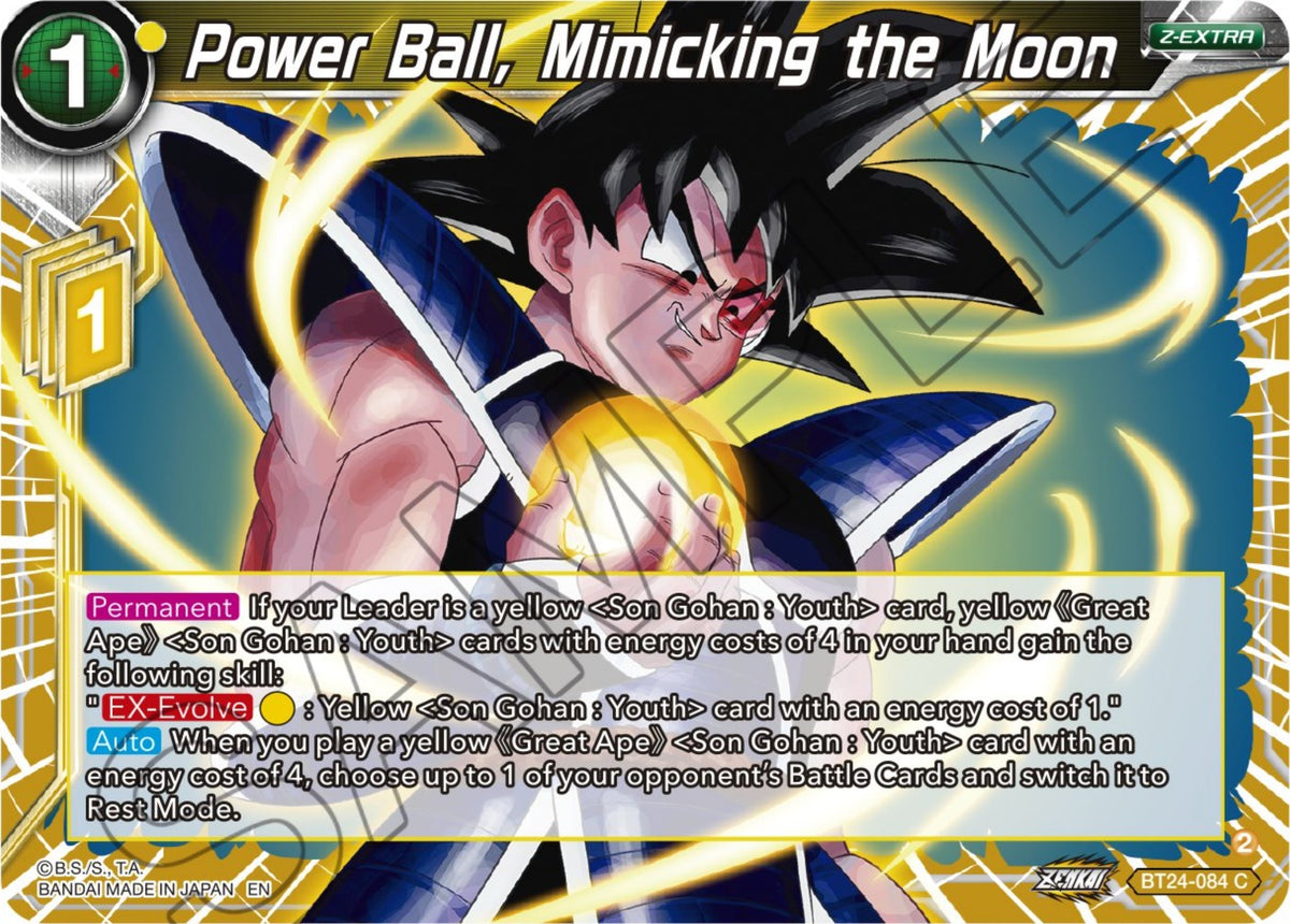 Image for Power Ball, Mimicking the Moon (BT24-084) (BT24) - Dragon Ball Super: Masters