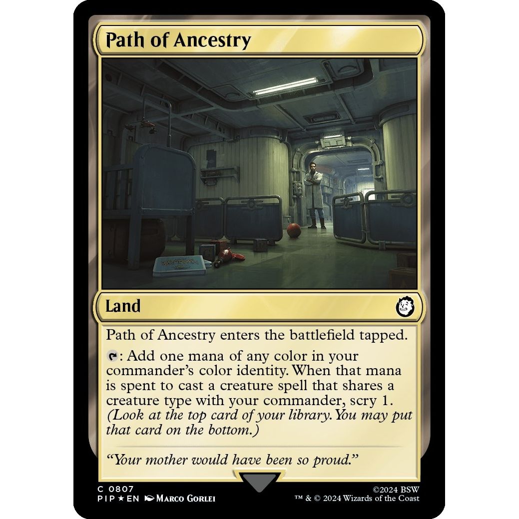 Image for Path of Ancestry (Surge Foil) (807) (PIP) - Magic: The Gathering