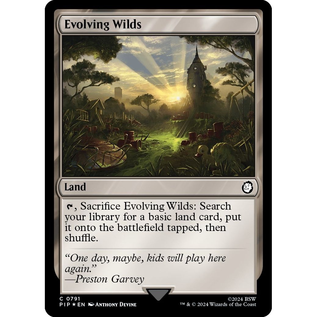 Image for Evolving Wilds (Surge Foil) (791) (PIP) - Magic: The Gathering
