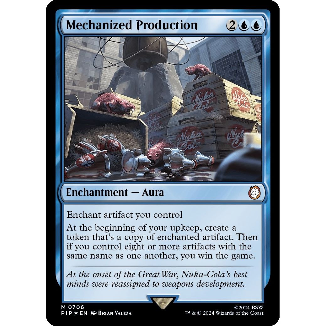 Image for Mechanized Production (Surge Foil) (706) (PIP) - Magic: The Gathering