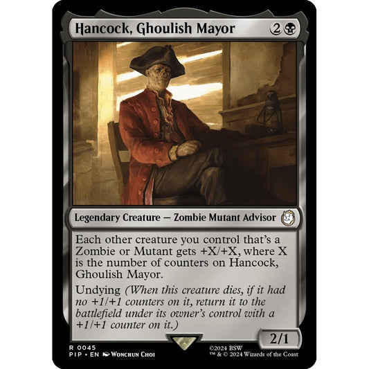 Image for Hancock, Ghoulish Mayor (45) (PIP) - Magic: The Gathering