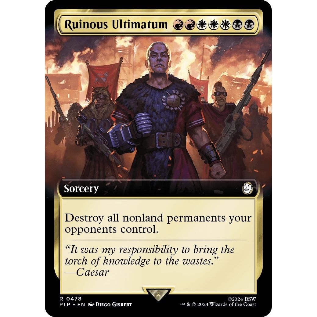 Image for Ruinous Ultimatum (Extended Art) (478) (PIP) - Magic: The Gathering