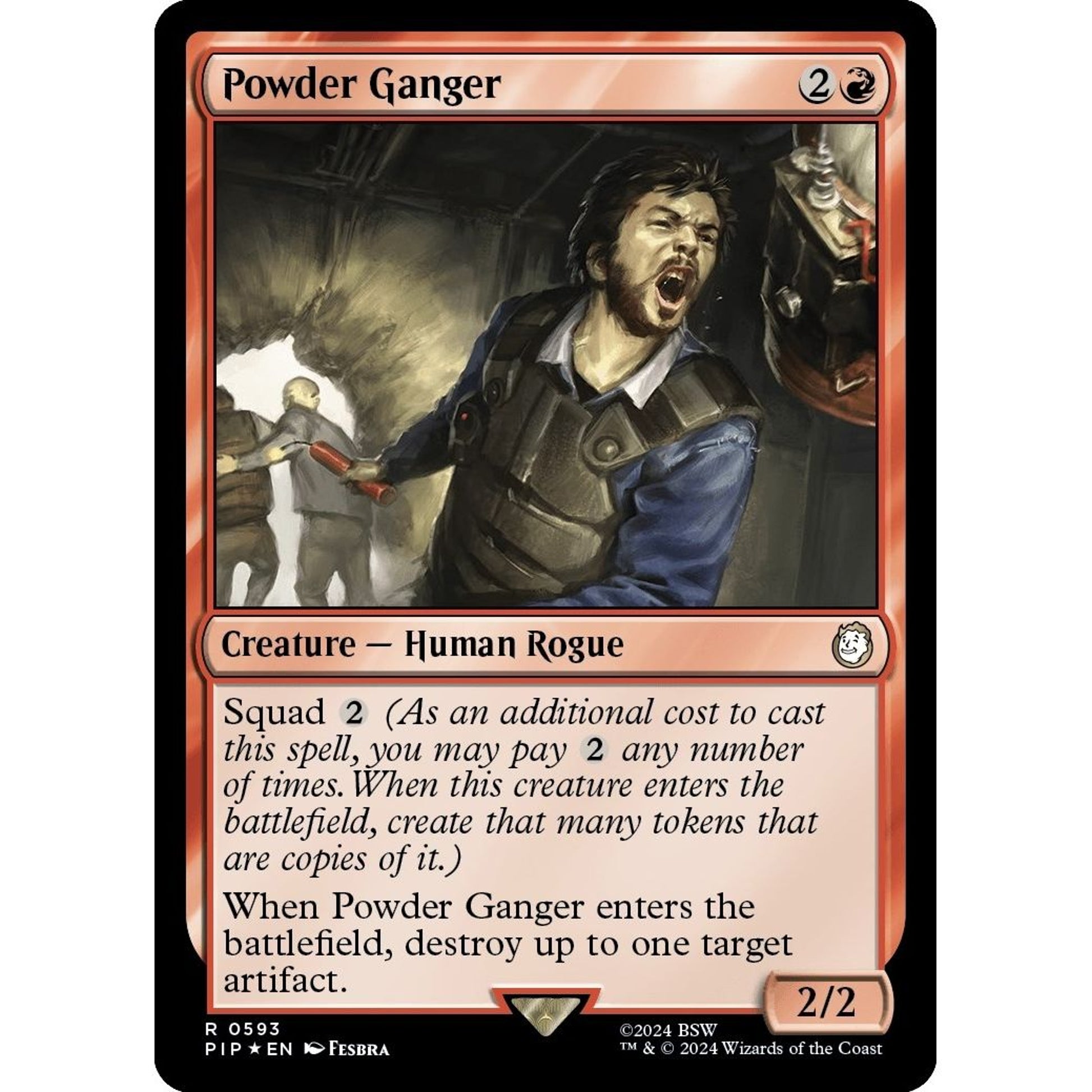 Image for Powder Ganger (Surge Foil) (593) (PIP) - Magic: The Gathering