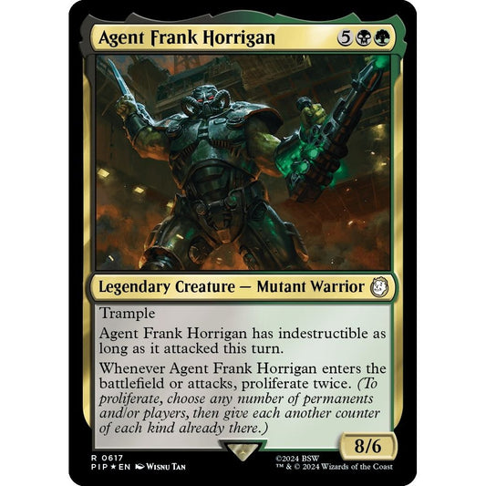 Image for Agent Frank Horrigan (Surge Foil) (617) (PIP) - Magic: The Gathering