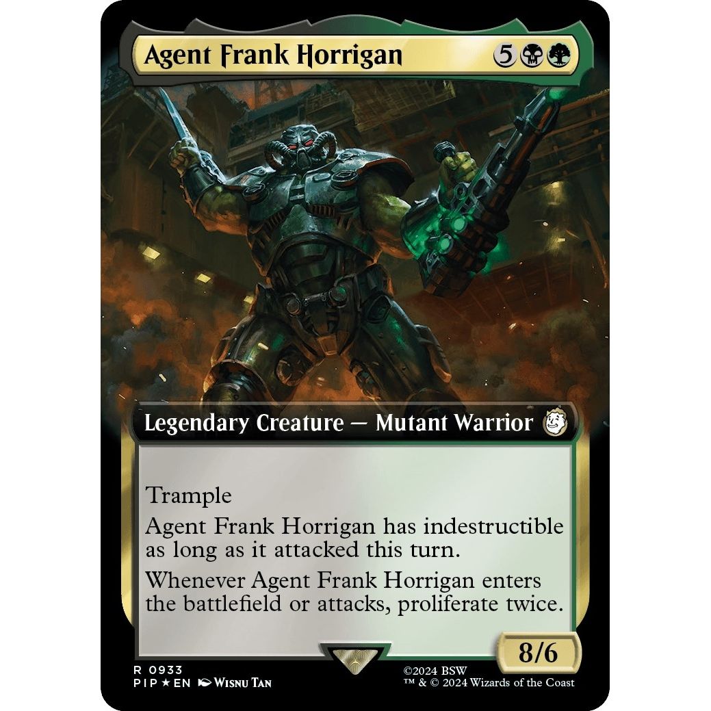 Image for Agent Frank Horrigan (Extended Art) (Surge Foil) (933) (PIP) - Magic: The Gathering