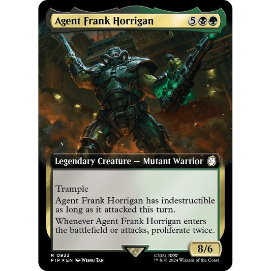 Image for Agent Frank Horrigan (Extended Art) (Surge Foil) (933) (PIP) - Magic: The Gathering