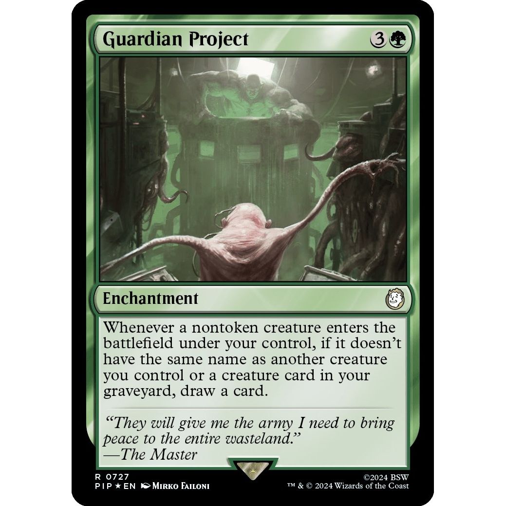 Image for Guardian Project (Surge Foil) (727) (PIP) - Magic: The Gathering