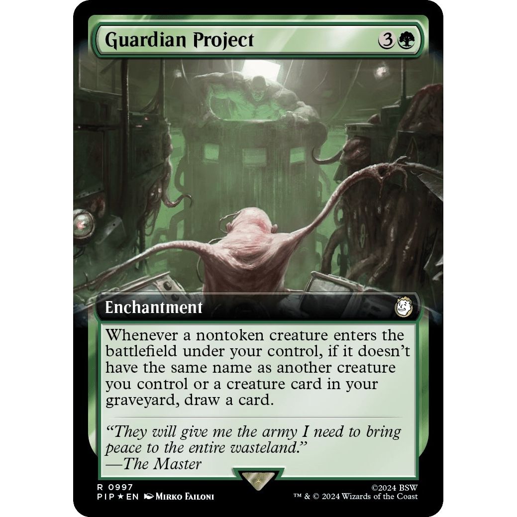 Image for Guardian Project (Extended Art) (Surge Foil) (997) (PIP) - Magic: The Gathering