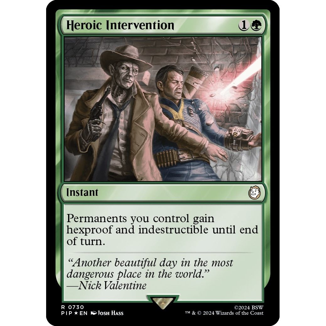 Image for Heroic Intervention (Surge Foil) (730) (PIP) - Magic: The Gathering