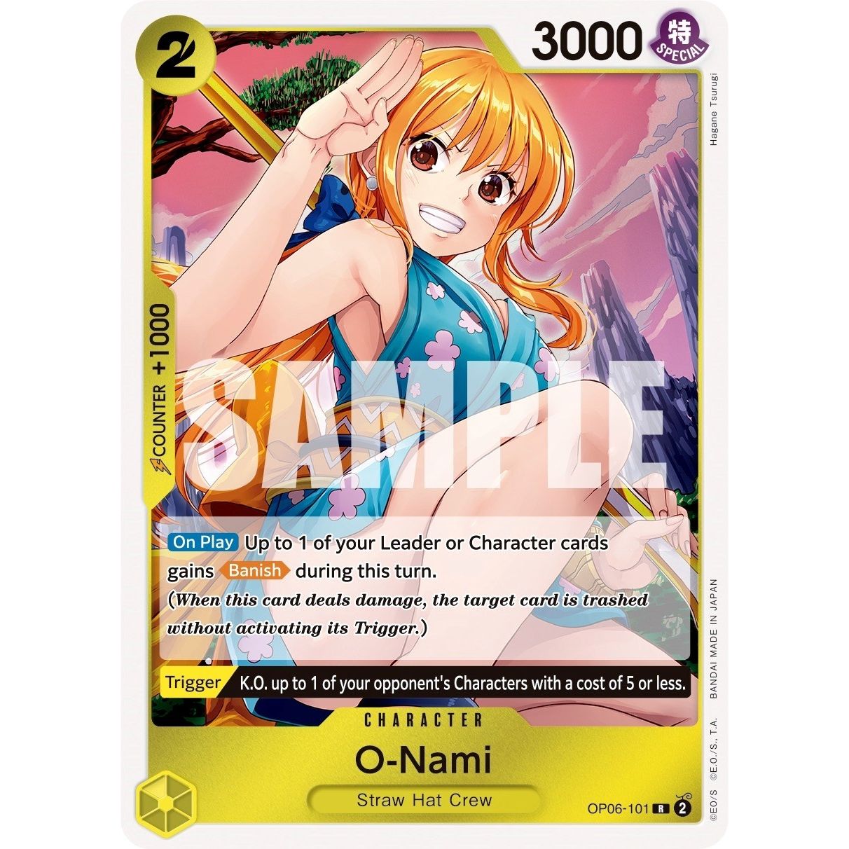 Image for O-Nami (OP06-101) (OP06) - One Piece Card Game