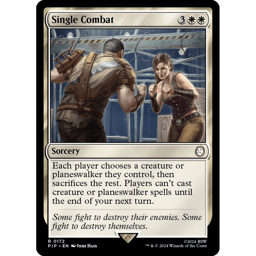Image for Single Combat (172) (PIP) - Magic: The Gathering