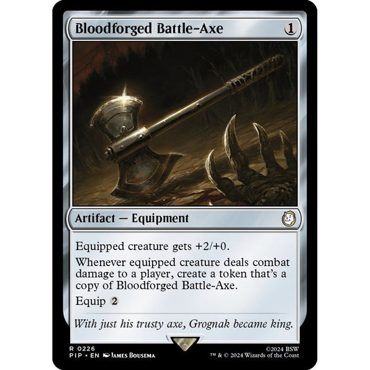 Image for Bloodforged Battle-Axe (226) (PIP) - Magic: The Gathering
