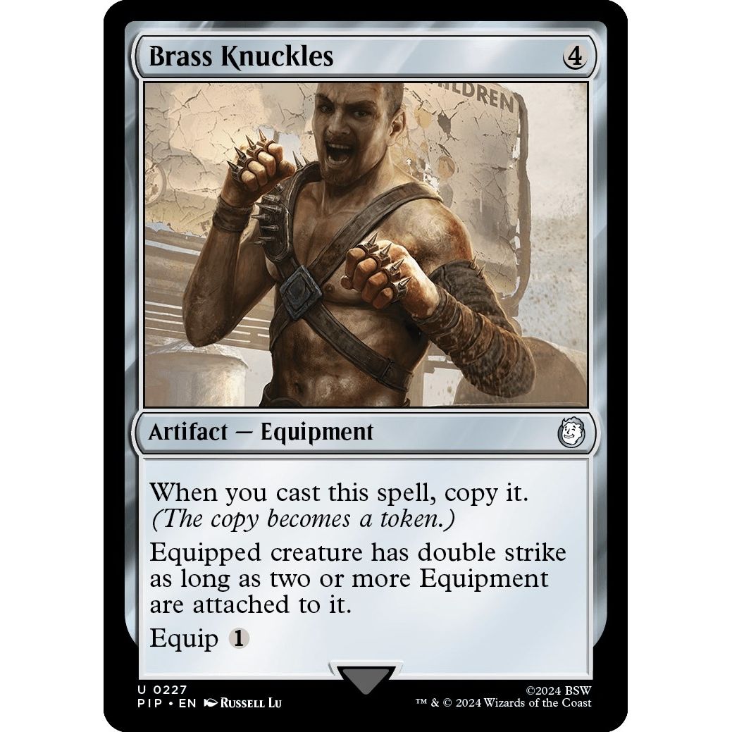 Image for Brass Knuckles (227) (PIP) - Magic: The Gathering