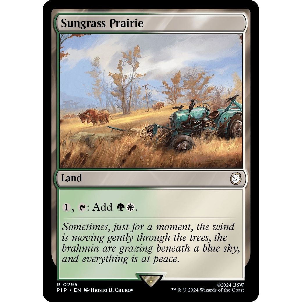 Image for Sungrass Prairie (295) (PIP) - Magic: The Gathering