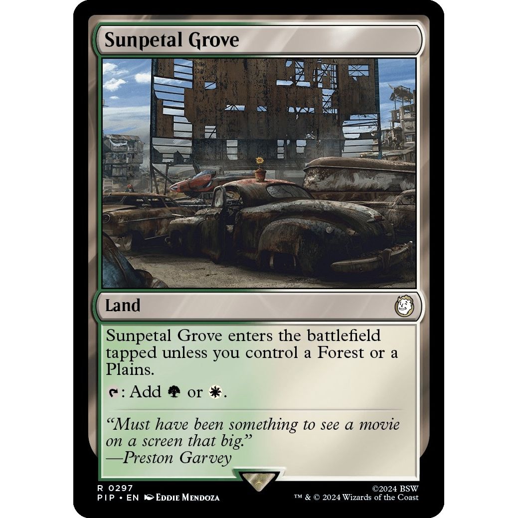 Image for Sunpetal Grove (297) (PIP) - Magic: The Gathering