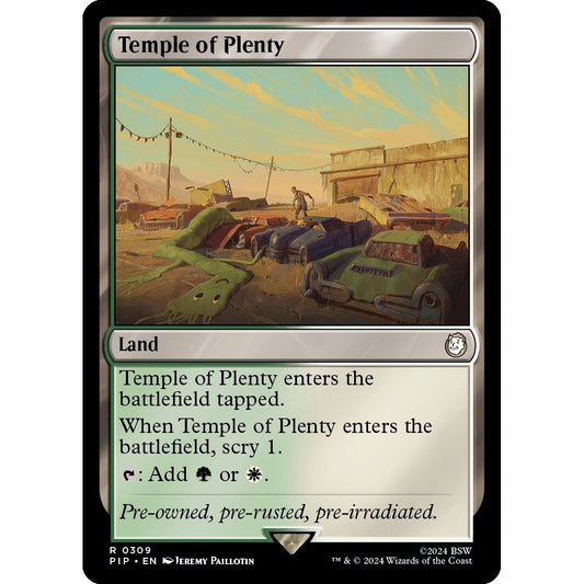 Image for Temple of Plenty (309) (PIP) - Magic: The Gathering