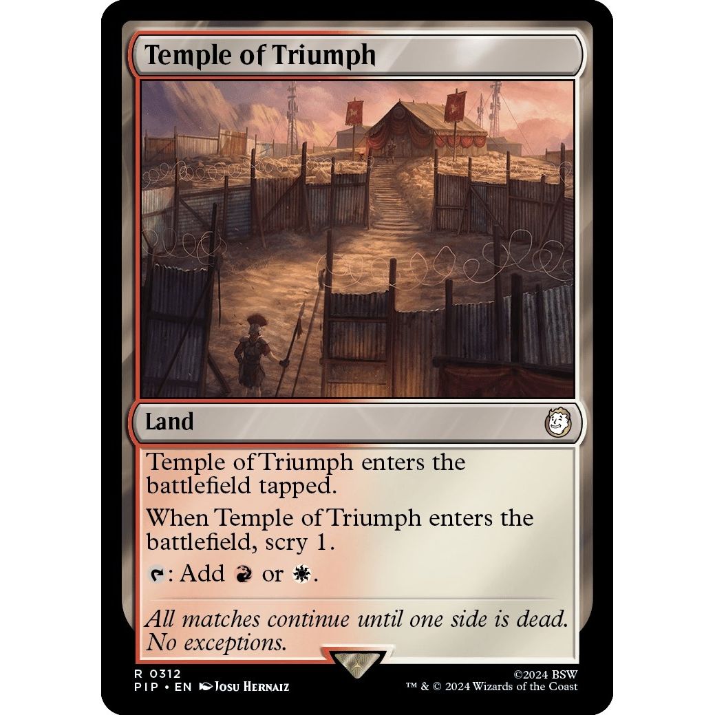 Image for Temple of Triumph (312) (PIP) - Magic: The Gathering