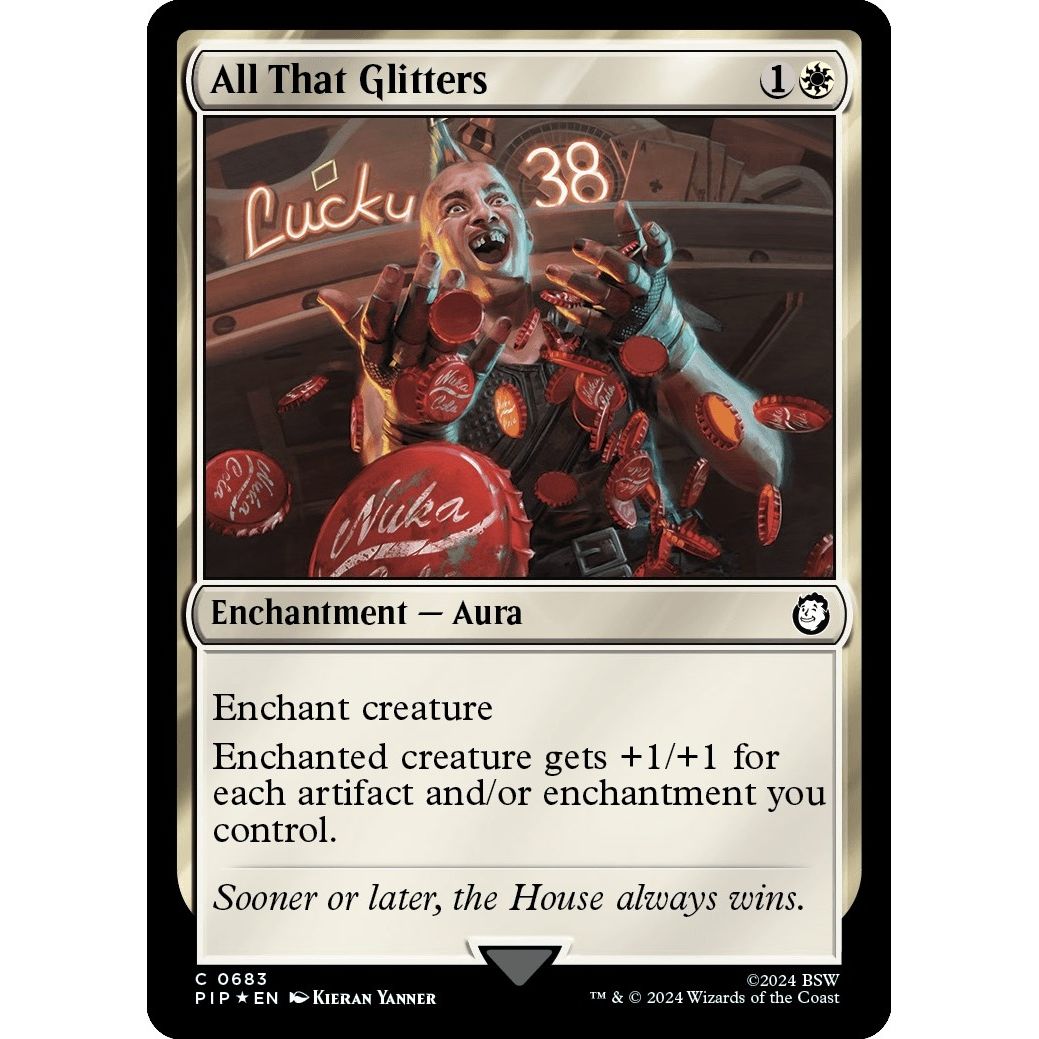 Image for All That Glitters (Surge Foil) (683) (PIP) - Magic: The Gathering