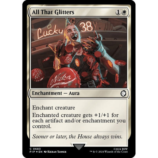 Image for All That Glitters (Surge Foil) (683) (PIP) - Magic: The Gathering