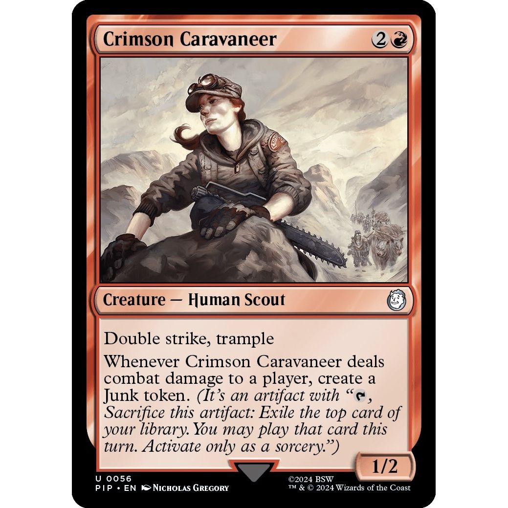 Image for Crimson Caravaneer (56) (PIP) - Magic: The Gathering