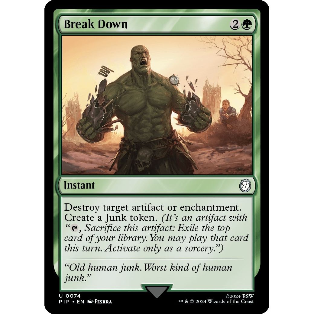 Image for Break Down (74) (PIP) - Magic: The Gathering