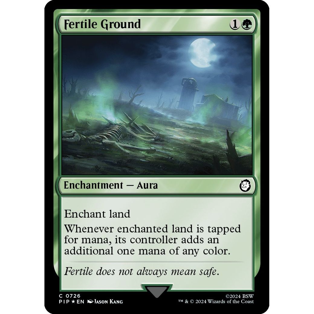 Image for Fertile Ground (Surge Foil) (726) (PIP) - Magic: The Gathering