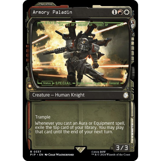 Image for Armory Paladin (Showcase) (337) (PIP) - Magic: The Gathering