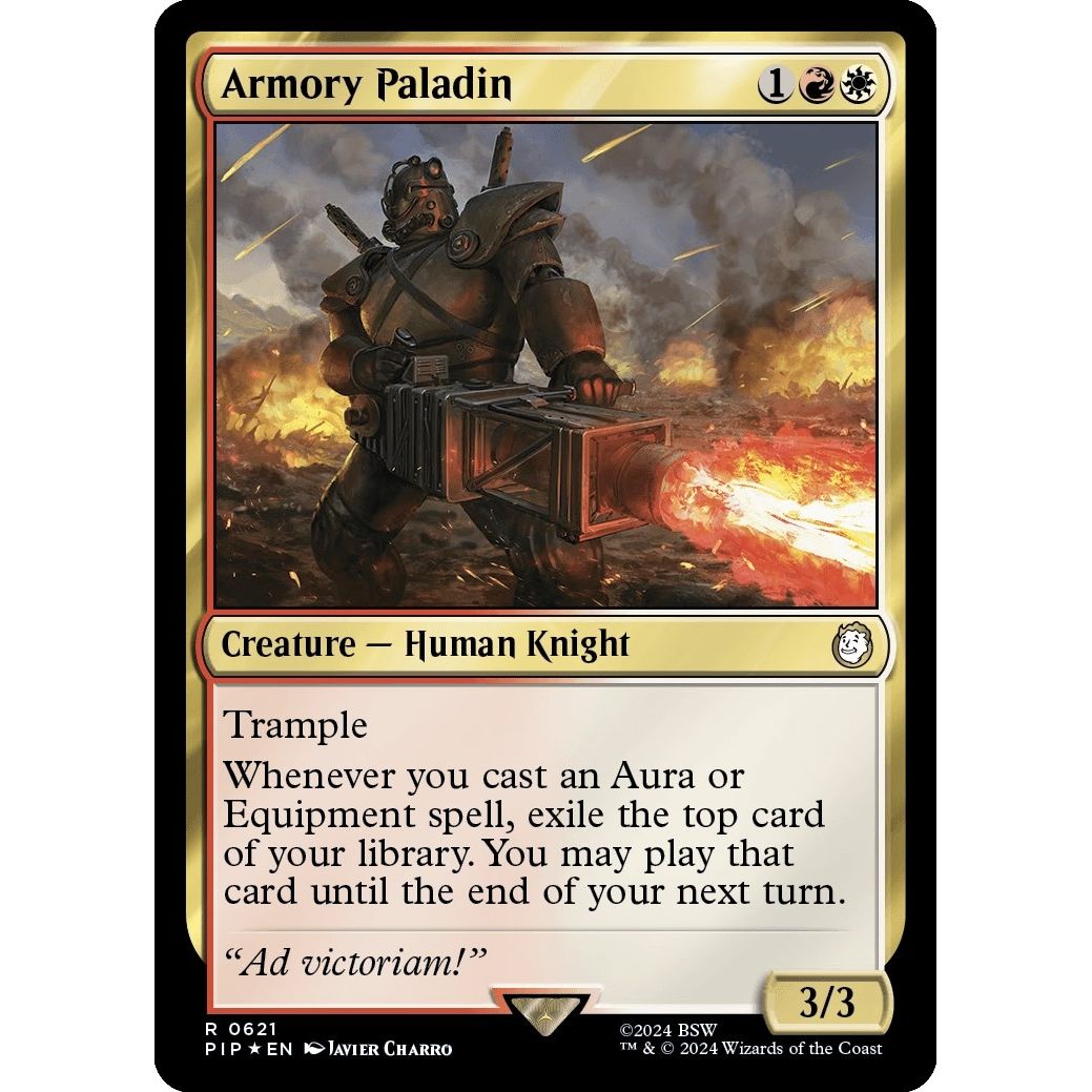 Image for Armory Paladin (Surge Foil) (621) (PIP) - Magic: The Gathering
