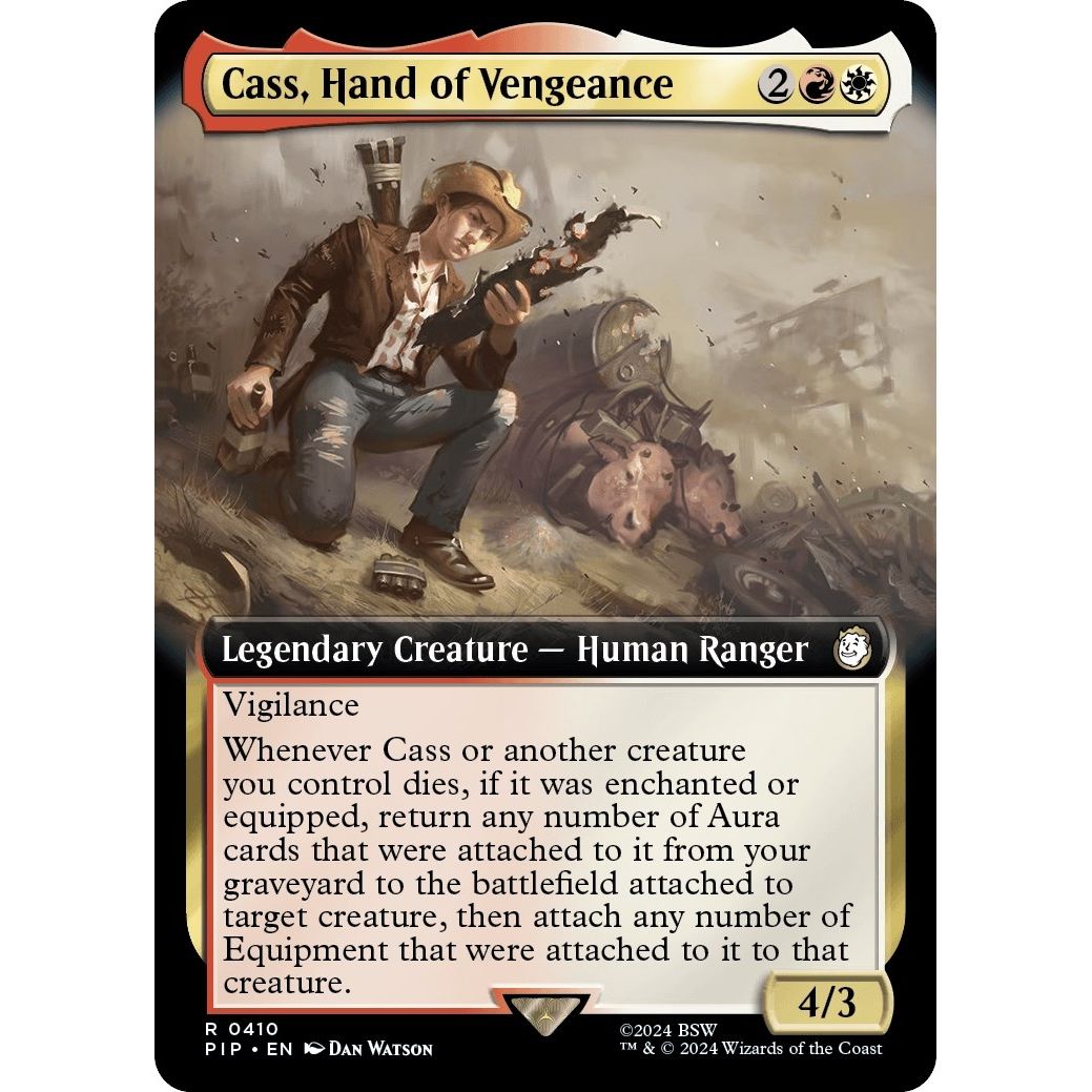 Image for Cass, Hand of Vengeance (Extended Art) (410) (PIP) - Magic: The Gathering