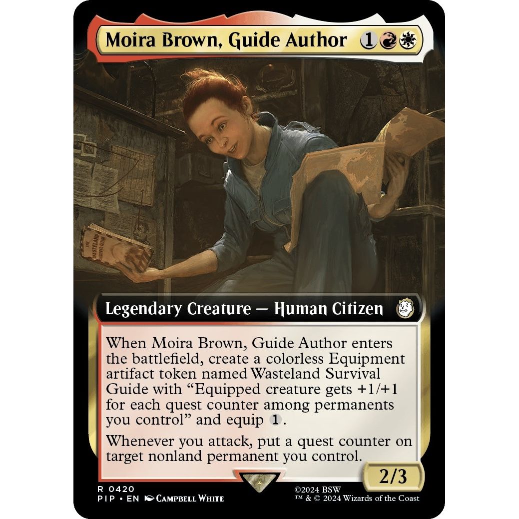 Image for Moira Brown, Guide Author (Extended Art) (420) (PIP) - Magic: The Gathering
