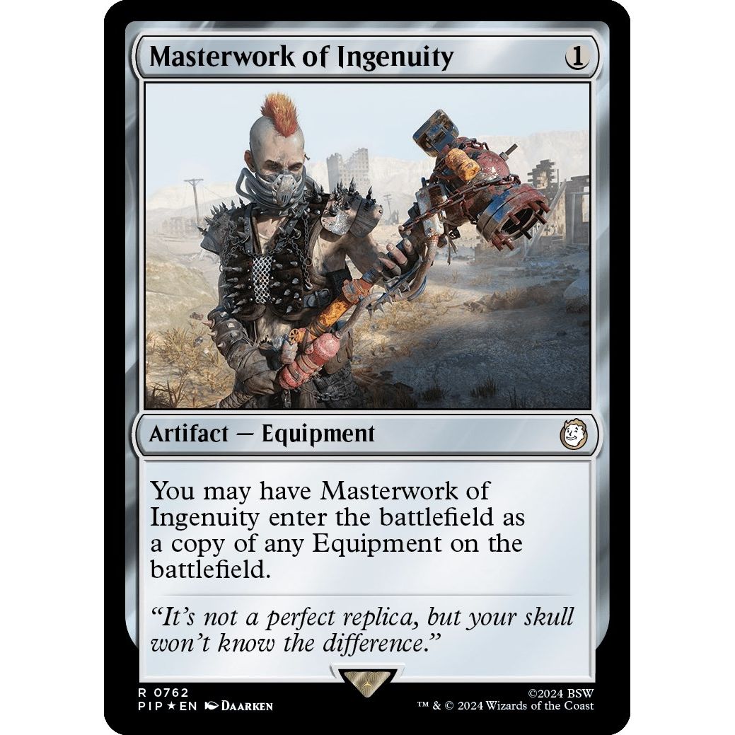 Image for Masterwork of Ingenuity (Surge Foil) (762) (PIP) - Magic: The Gathering